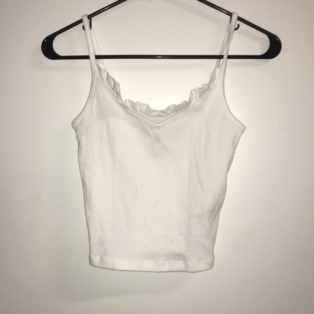 White crop top